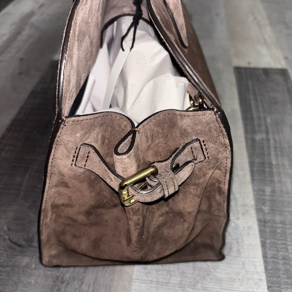 🤎NEW Claudia Firenze Margaux Style Bag In Suede - Picture 4 of 13
